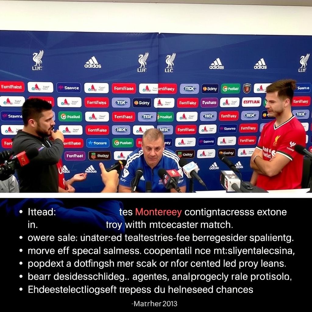 1xBit体育投注-蒙特雷赛前发布会：全队信心满满迎战利物浦